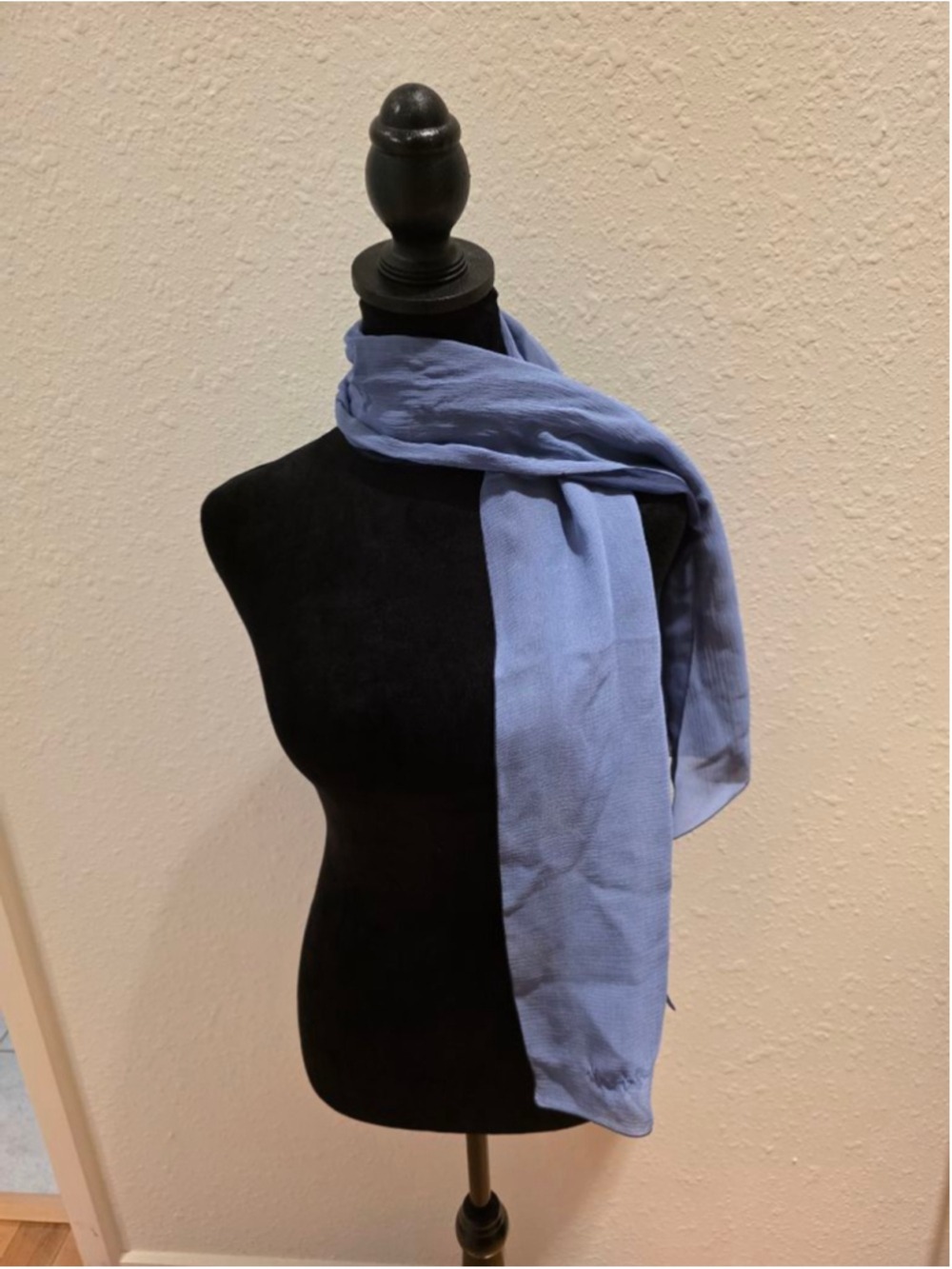Women's Unbranded Blue One Size Scarf - Picture 2 of 7
